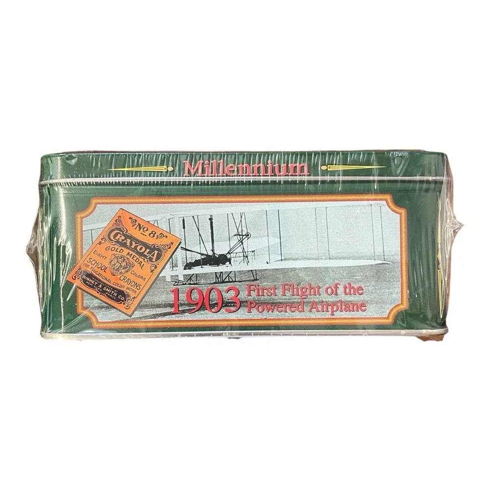 Crayola Millennium Tin With 64 Count With Special Effect Crayons And‎ Calendar